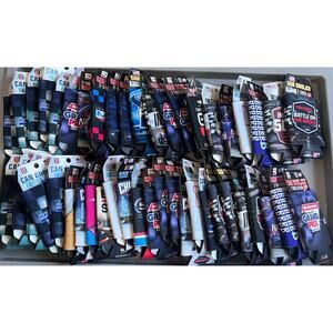NASCAR/INDYCAR Bundle of 49 Can Coolers Various Prints